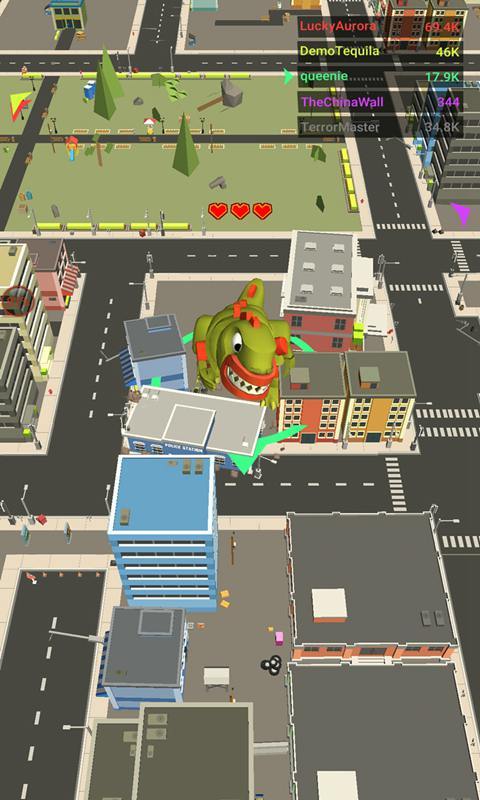 怪兽城市破坏王游戏截图