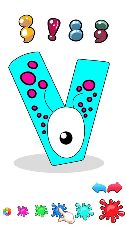 Coloring Alphabet Book Game游戏截图