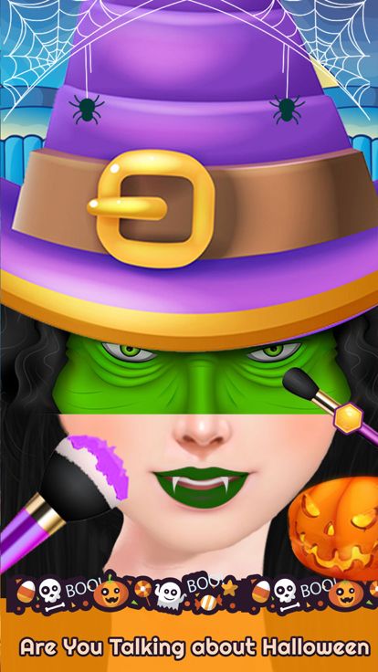 萬聖節化妝和水療沙龍游戏截图