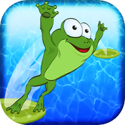 青蛙跳跃。icon
