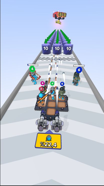 Shooter Cart Run游戏截图