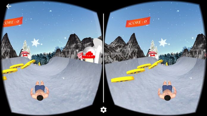 VR Speed Slide Snow 2017 : For VR Card Board游戏截图