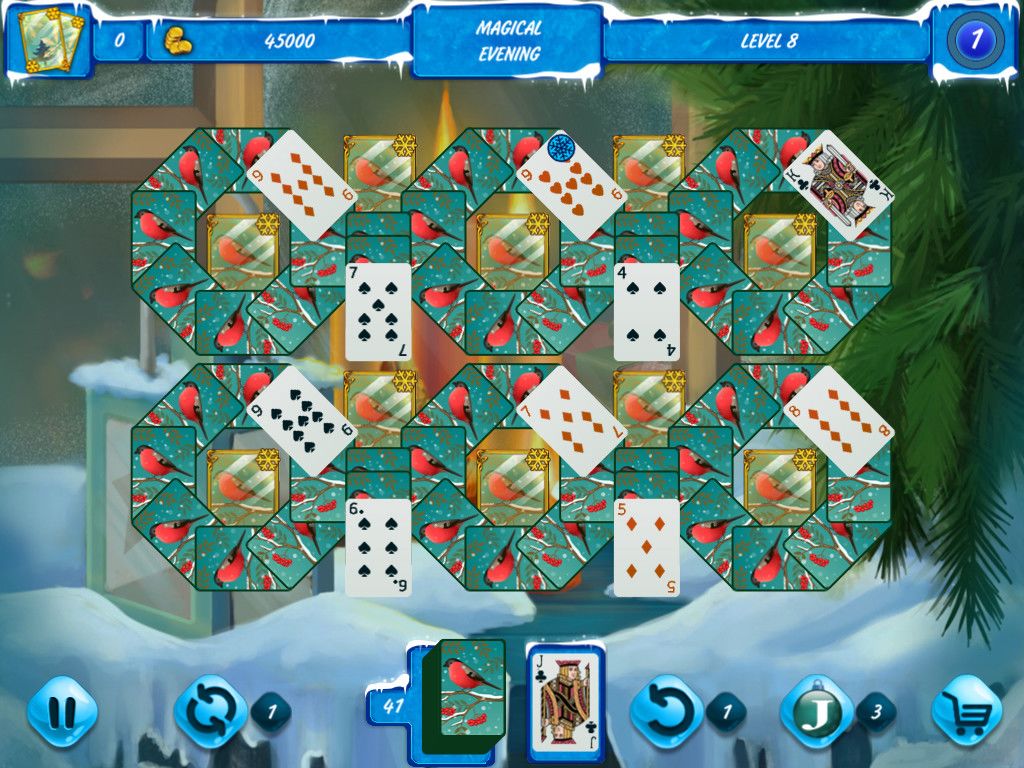 Solitaire Jack Frost Winter Adventures 3游戏截图