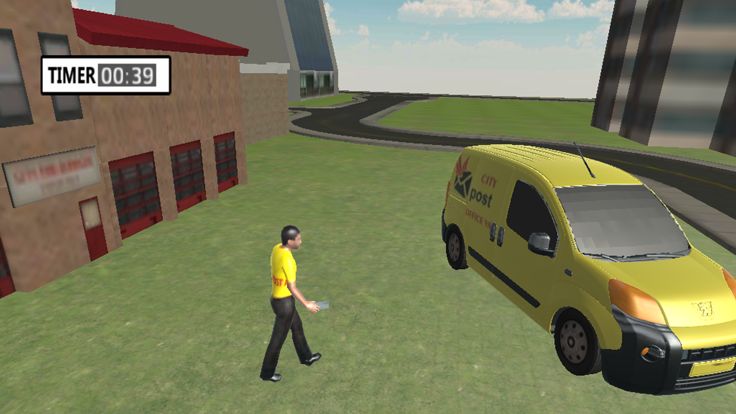 邮递员送货车模拟器＆城市邮件卡车游戏截图