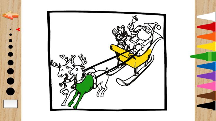 圣诞儿童图画书蜡笔小新免费游戏截图