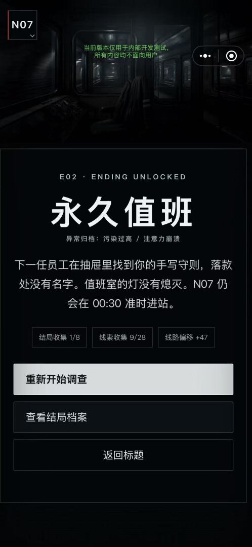 最后一班地铁:怪谈游戏截图