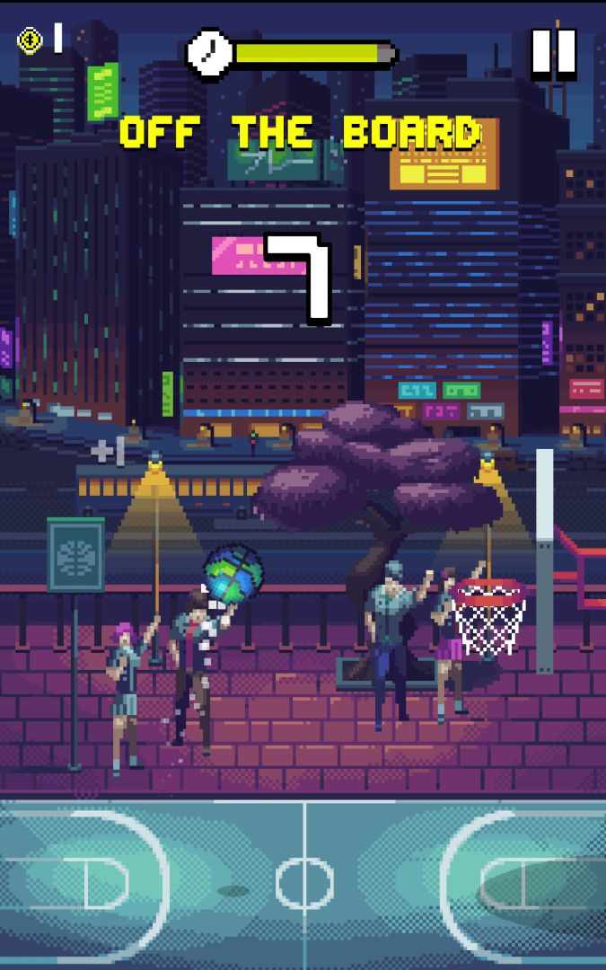 像素投篮游戏截图