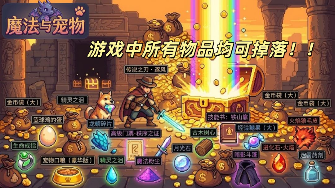 魔法与宠物游戏截图