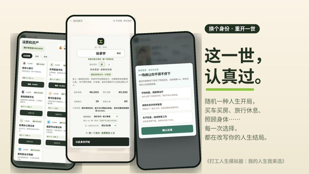 打工人生模拟器:我的人生我来选游戏截图