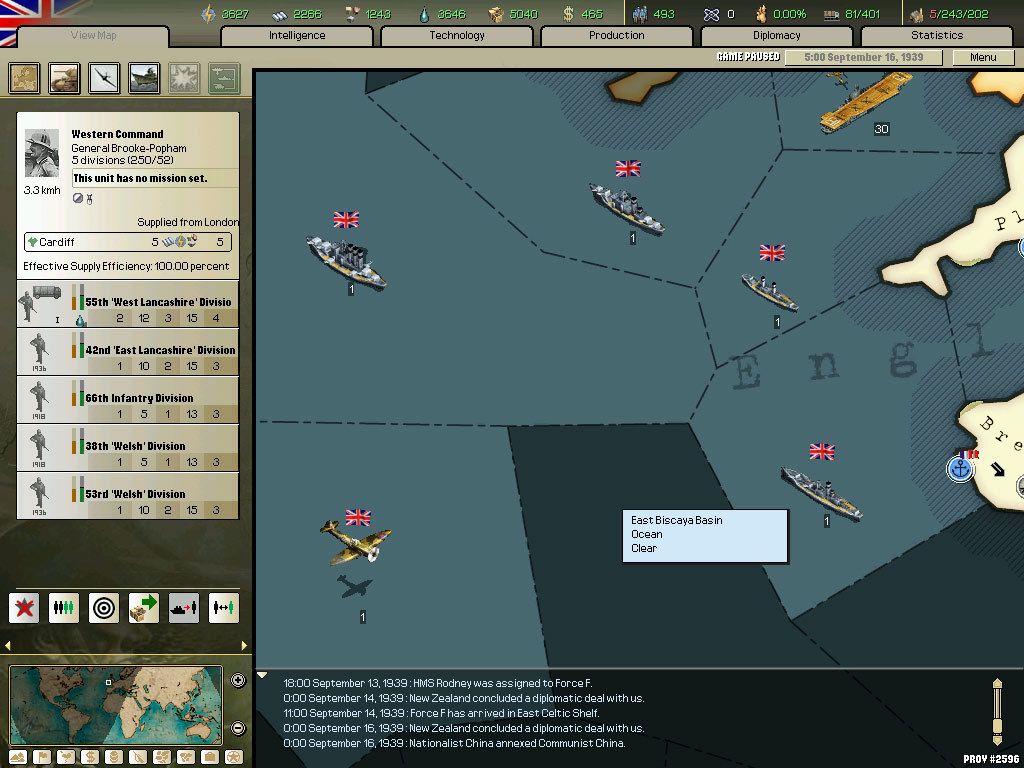 Hearts of Iron 2 Complete游戏截图