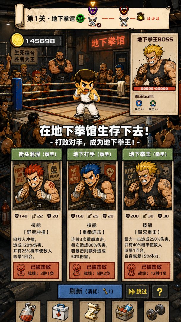 我在末日打黑拳游戏截图