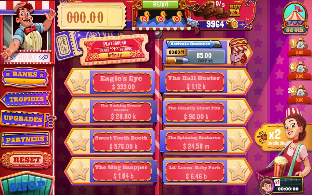 Wild West Saga: Idle Tycoon Clicker游戏截图