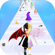 百变少女向前冲 - 冒险闯关休闲跑酷小游戏icon
