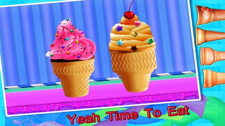 冰激淋机店 — — 食物制造商游戏游戏截图