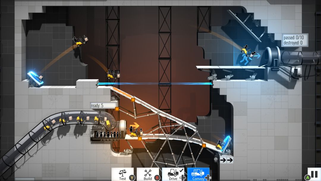 桥梁工程师：传送门（Bridge Constructor: Portal）游戏截图