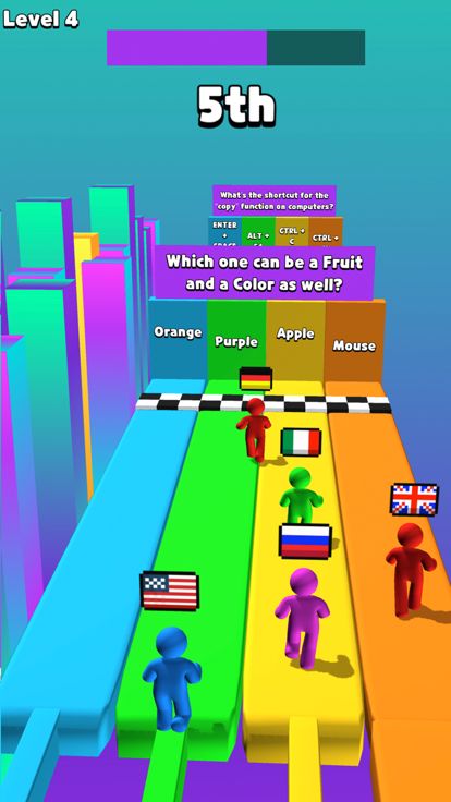 ABC Run - Trivia Racing Fun游戏截图