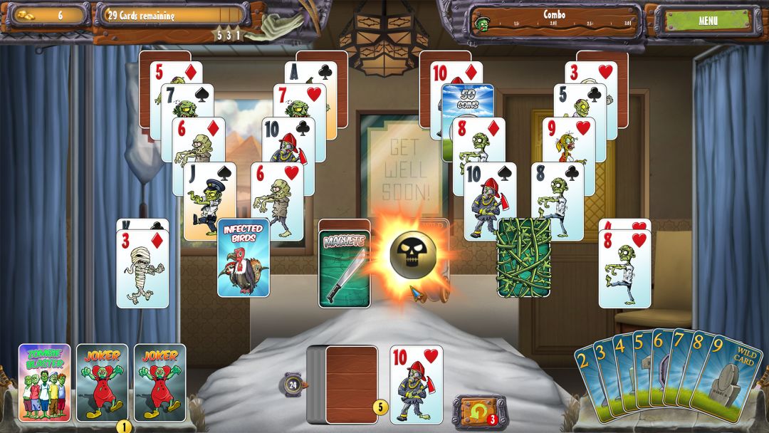 Zombie Solitaire 2 Chapter 3游戏截图