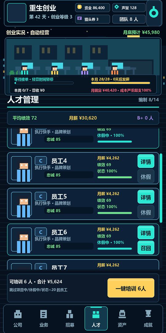 重生创业:从小小工作室开始游戏截图