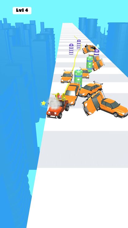 Rope Them Car游戏截图