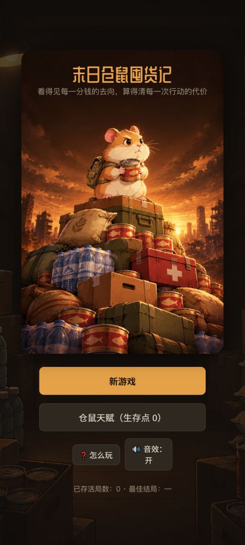 末日仓鼠囤货记游戏截图