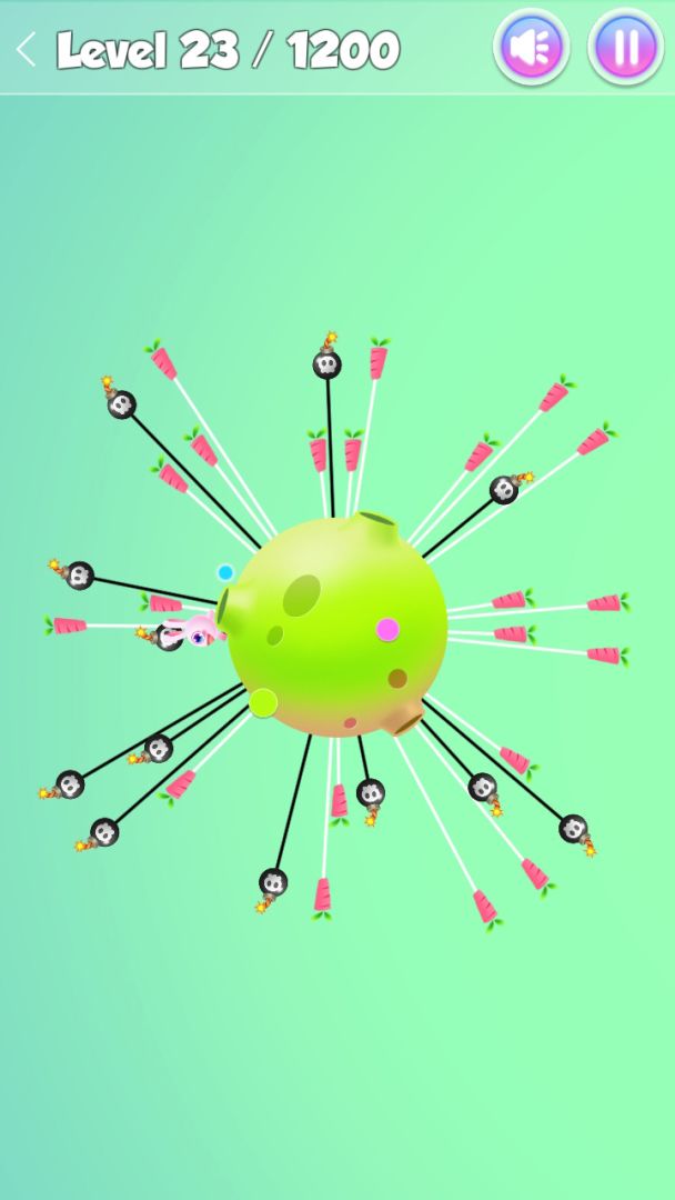 贪吃的兔兔游戏截图