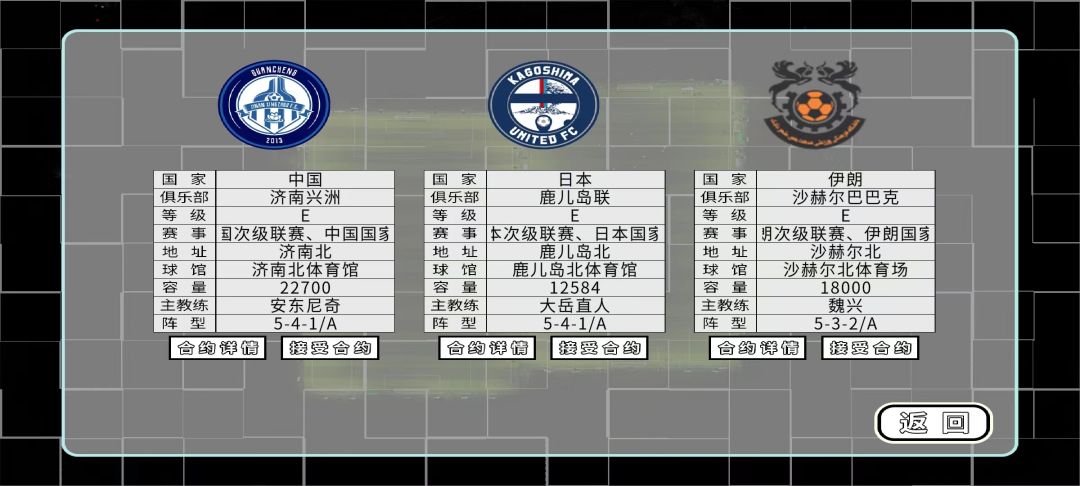 职业足球生涯游戏截图