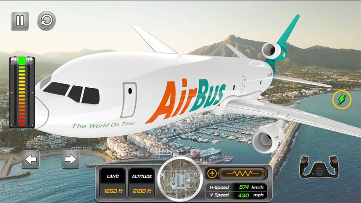 飞行员：城市飞行模拟游戏截图