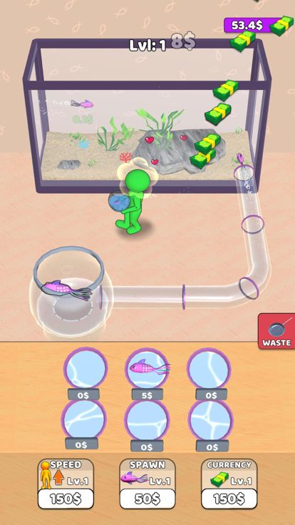 Idle Aquarium: Fish Tank Games游戏截图
