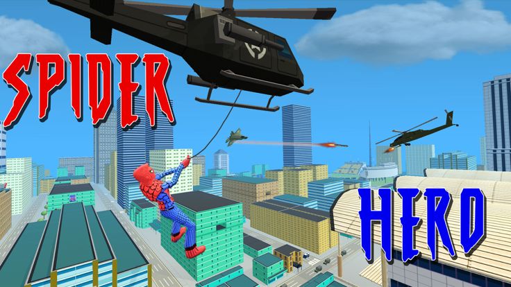 惊人的超级蜘蛛英雄人游戏截图