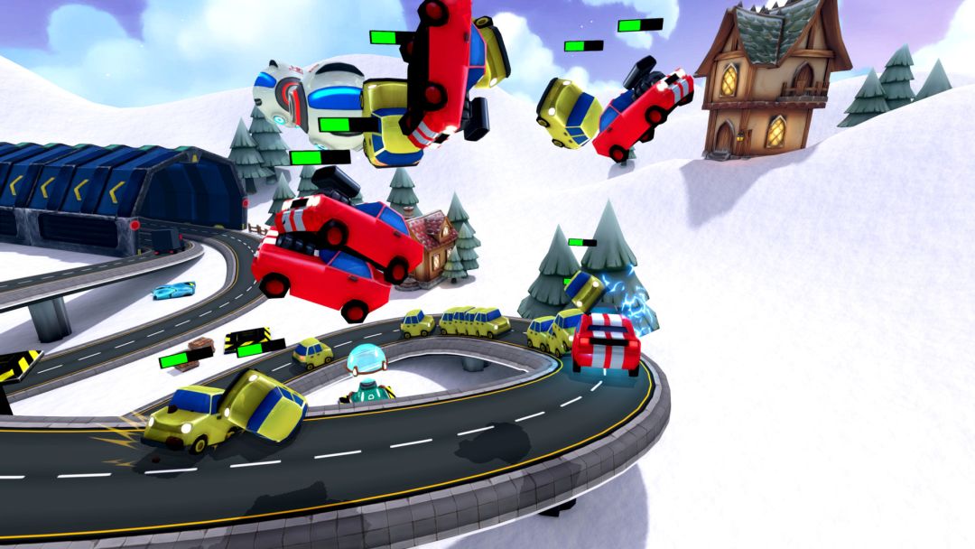 Evil Robot Traffic Jam HD游戏截图