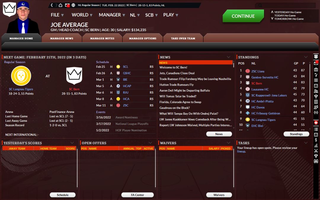 Franchise Hockey Manager 8游戏截图