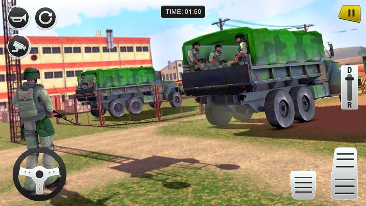 Army Truck Simulator Transport游戏截图