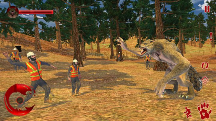 饿了 狼人 怪物 攻击游戏截图