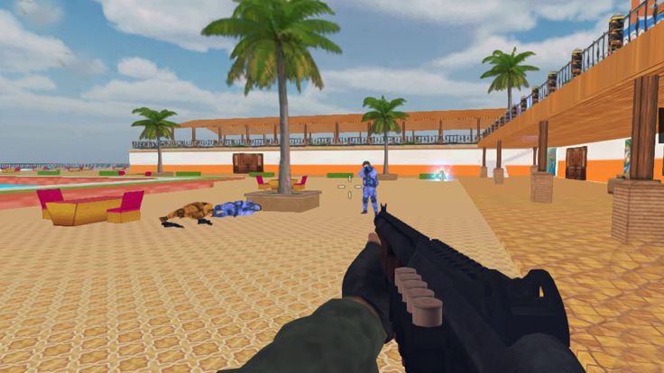 真正的离线突击队射击游戏截图