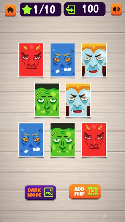 100 Flip Card Games 2022游戏截图