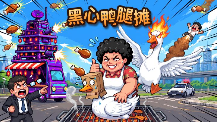 黑心鸭腿摊 封面