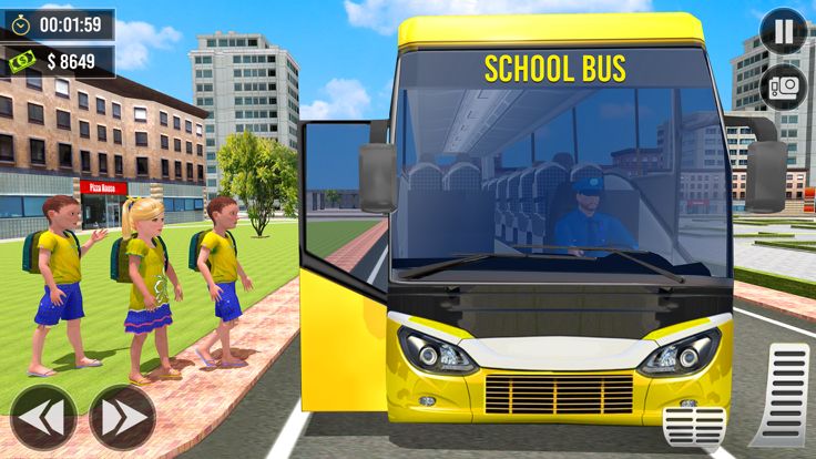 City School Coach Bus Drive 3D游戏截图