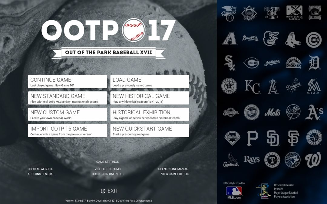 Out of the Park Baseball 17游戏截图
