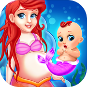 Mermaid Mom & Baby Care Game