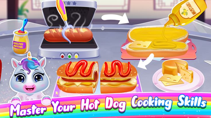 Cute Chef Unicorn Cook Recipes游戏截图