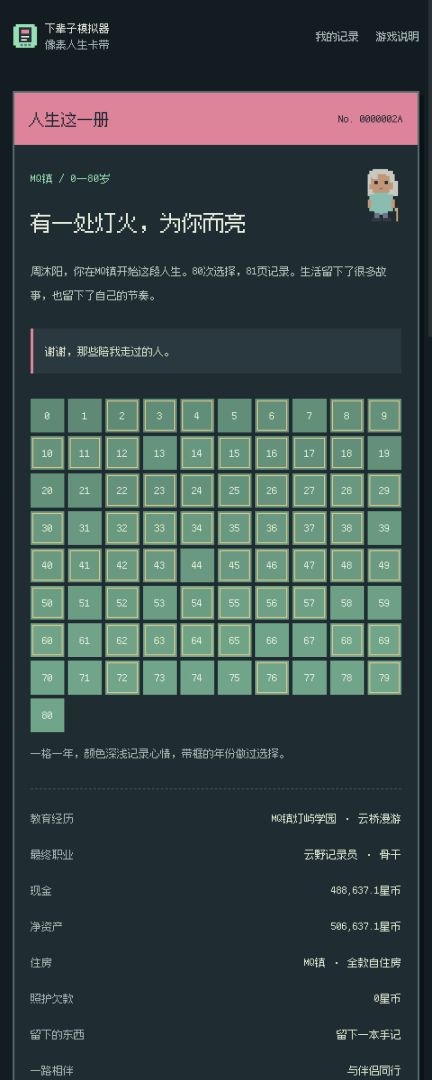下辈子模拟器游戏截图