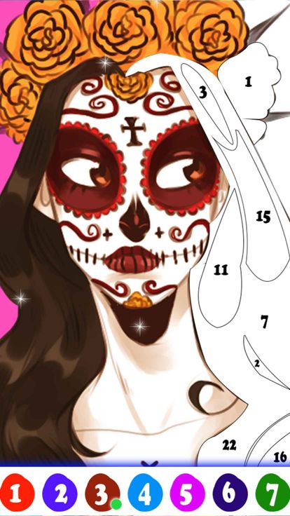 Pixel Art Number Coloring Game游戏截图