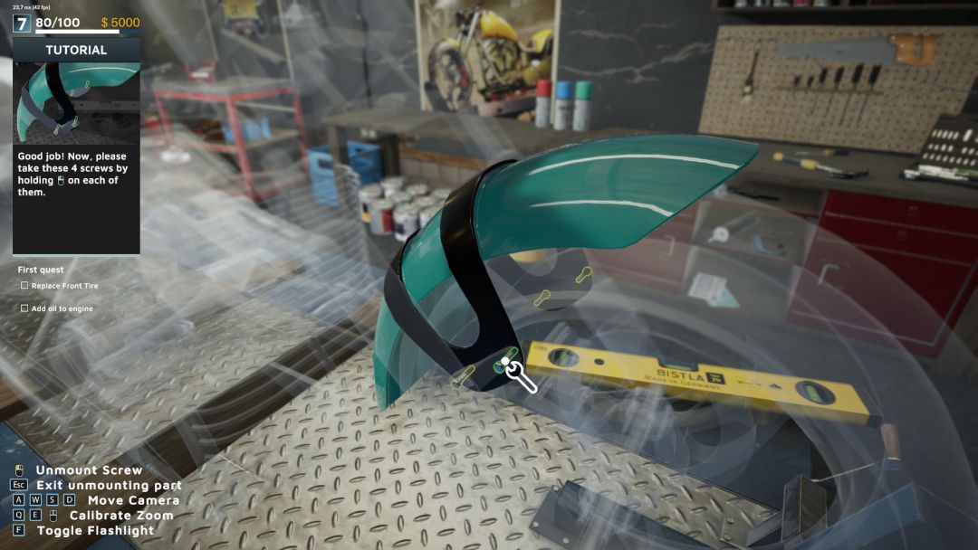 Motorcycle Mechanic Simulator 2021: Prologue游戏截图