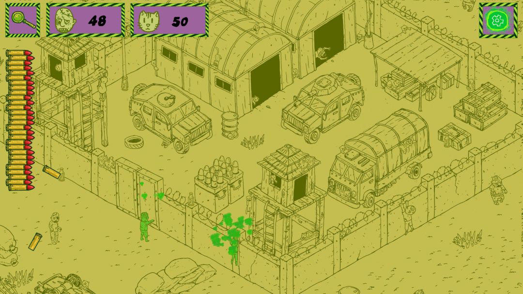 Hidden Cats vs Zombies 2游戏截图