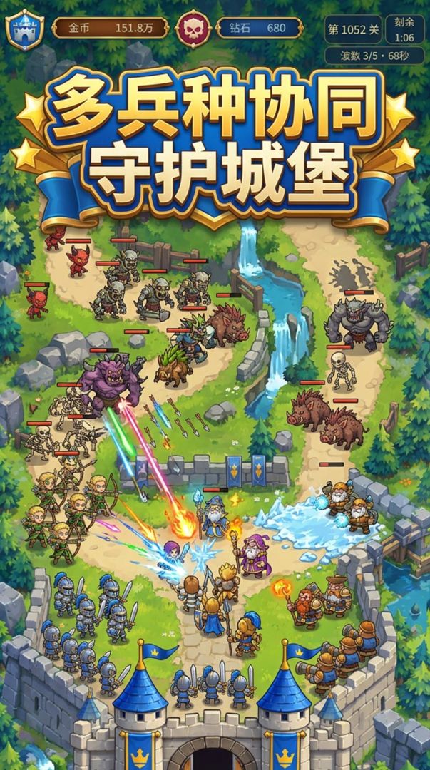 我的超级无尽塔防游戏截图