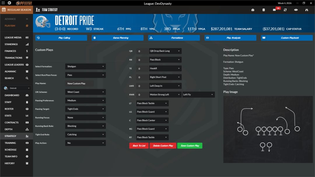 Draft Day Sports: Pro Football 2023游戏截图