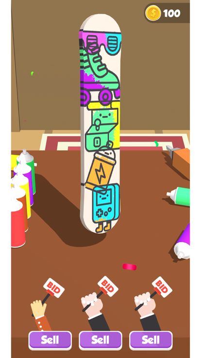 Snowboard Art游戏截图