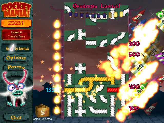 Rocket Mania Deluxe游戏截图
