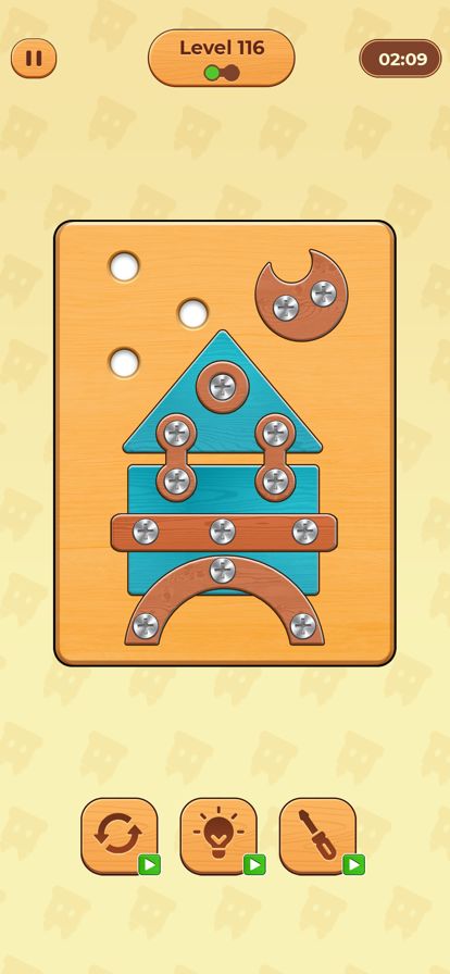 Screw Puzzle: Nuts & Bolts游戏截图