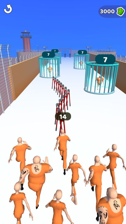 Prison Gang Run 3D游戏截图